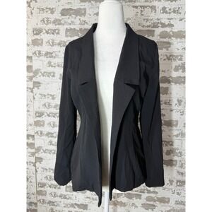 For Love & Lemons‎ Blazer Women's Medium Black Jacket Made In USA Open Career